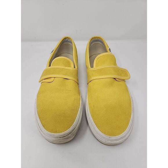 Vans Slip On Suede Shoes Sneakers Mens Size 11.5 Aspen Yellow Mustard 47V Casual main image 5